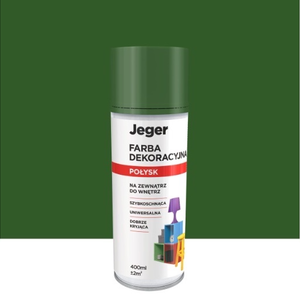 Jeger Farba w Sprayu Zielona Liściasta Połysk