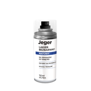 Jeger Lakier w Sprayu Bezbarwny Matowy 150ml