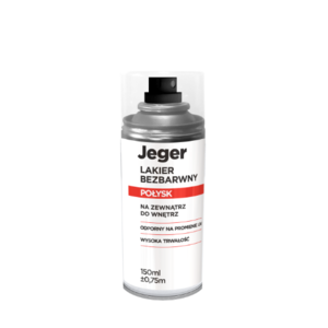 Jeger Lakier w Sprayu Bezbarwny Połysk 150ml