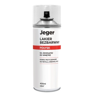 Jeger Lakier w Sprayu Bezbarwny Połysk