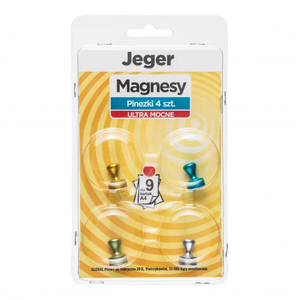 Jeger Magnes Ultra Mocny Pinezki 4 szt.