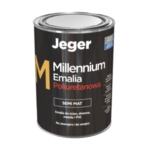 Jeger Millennium Emalia do drewna i metalu Poliuretanowa Semi Mat 1L