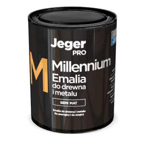 Jeger Millennium Emalia do drewna i metalu Semi Mat 1L