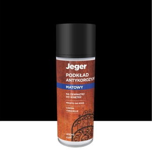Jeger Podkład Antykorozyjny w Sprayu Czarny Matowy