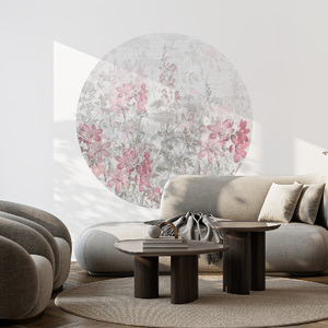 Jeger Tapeta Koło Pink Herbs wizualizacja