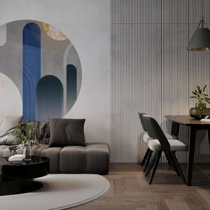 Jeger Tapeta Koło Tiles wizualizacja